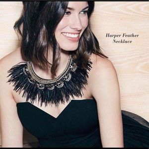 Stella & Dot Harper Feather Necklace